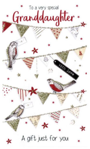 Picture of SPECIAL GRANDDAUGHTER MONEY WALLET CARD